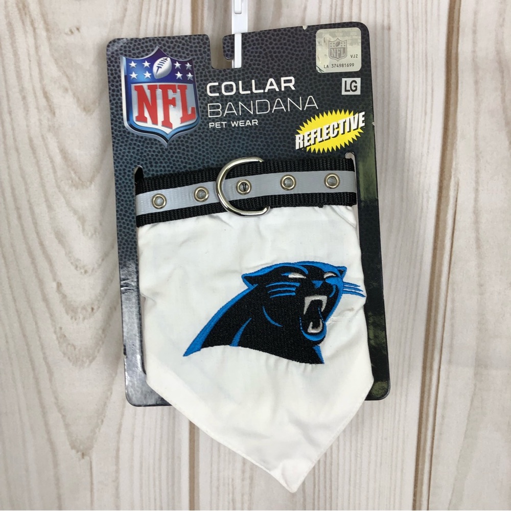 NFL Panthers Pet Collar Bandana